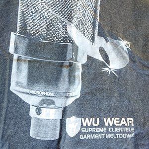 Ultra rare Wu-Wear XXL black used concert t shirt